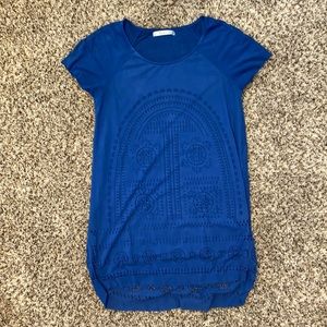 Blue tshirt dress